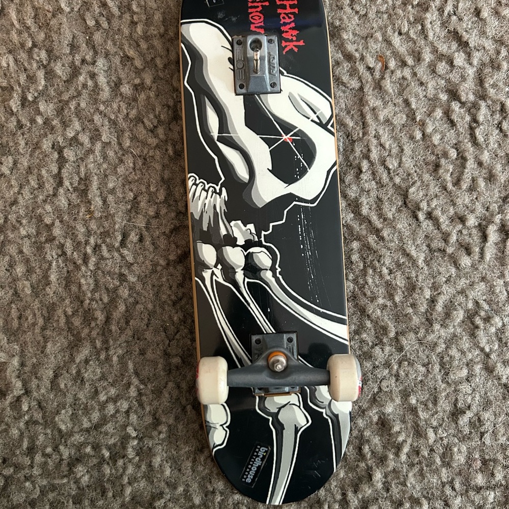 Tony Hawk Black Skeleton Skateboard